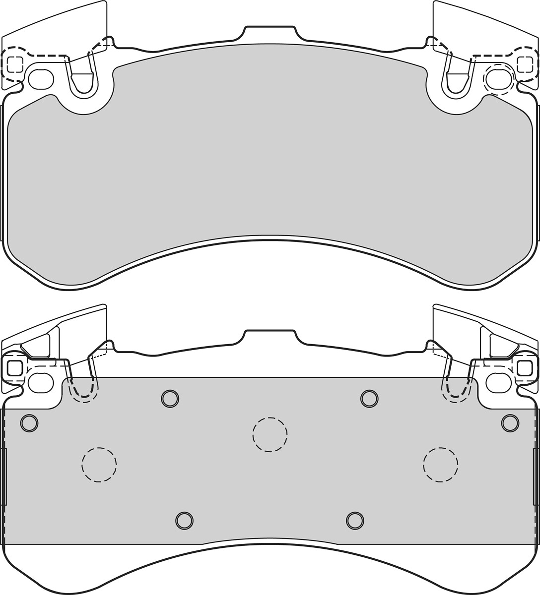 BRAKE PADS FIRST AUDI A6 C7 FR